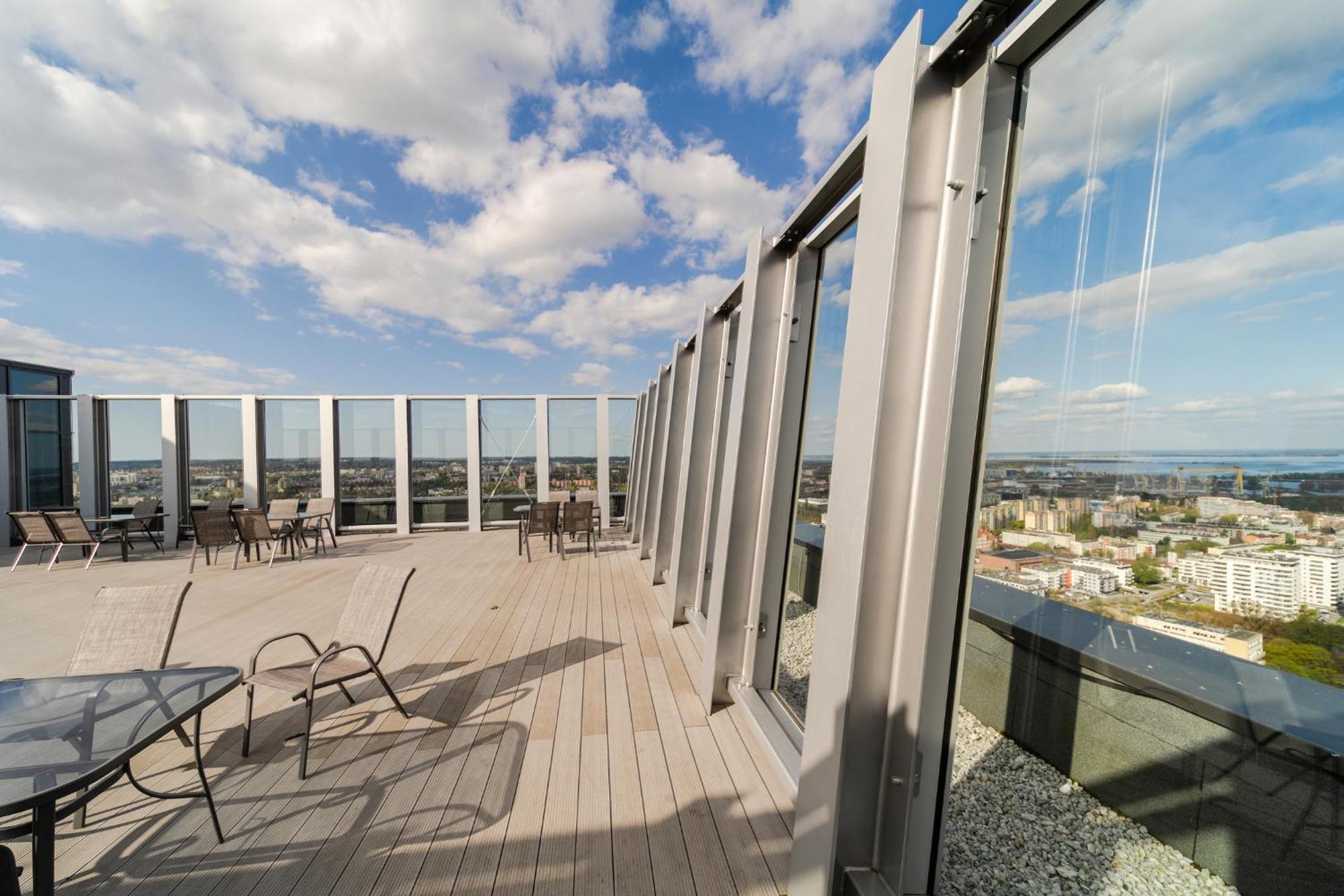 Hanza Tower Apartment No. 533 - 5Th Floor, Balcony, Swimming Pool 什切青 外观 照片