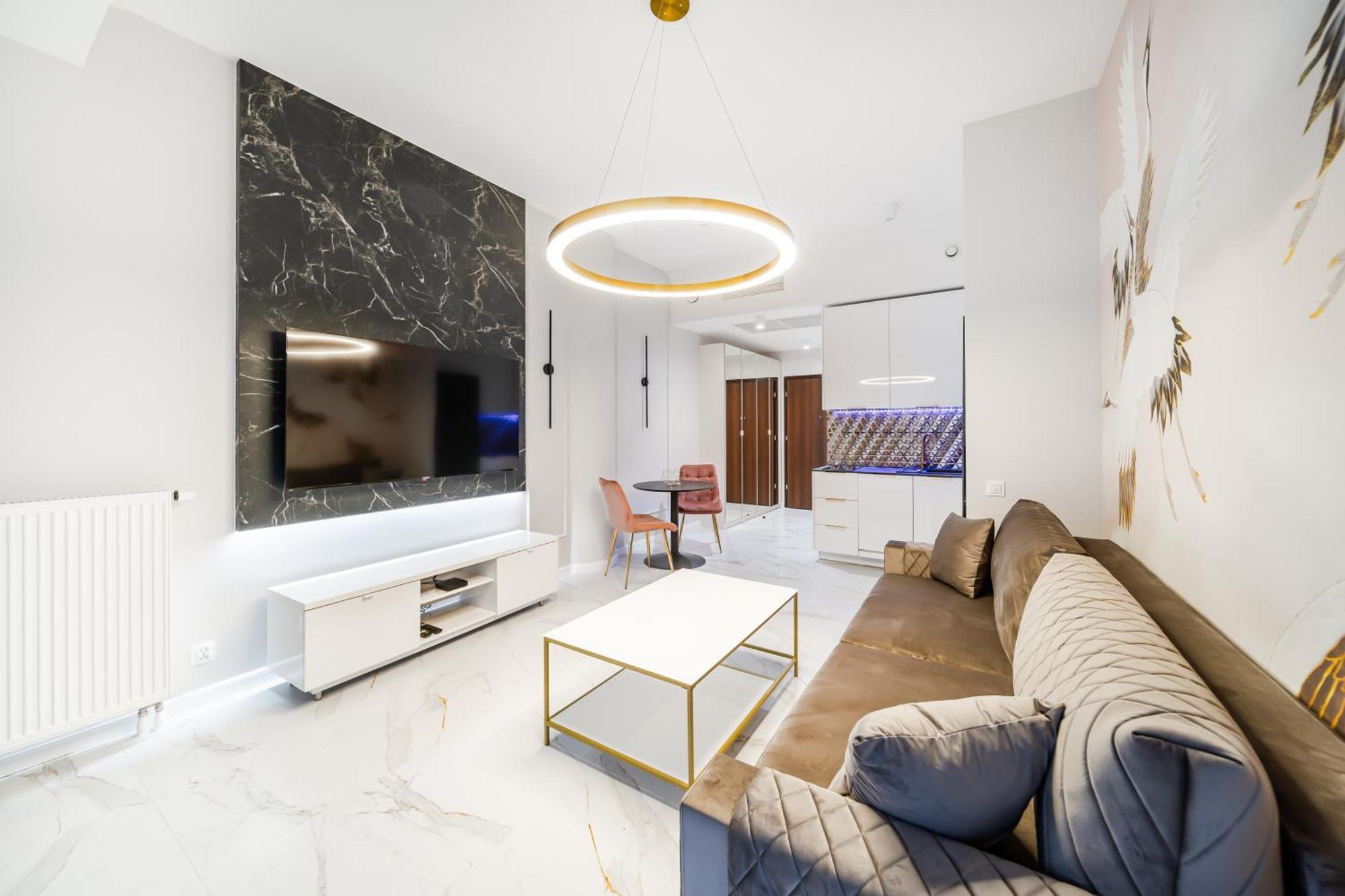 Hanza Tower Apartment No. 533 - 5Th Floor, Balcony, Swimming Pool 什切青 外观 照片